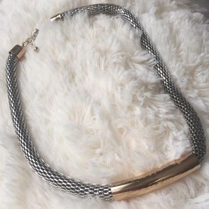 Faux gold chain necklace